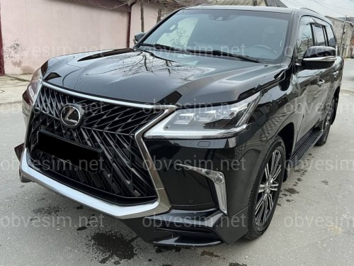 Обвес комплект TRD SUPERIOR  Lexus LX 570 450d  2015-2022 ABS пластик цвет черный