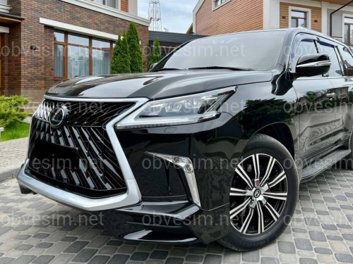 Обвес комплект TRD SUPERIOR  Lexus LX 570 450d  2015-2022 ABS пластик цвет черный