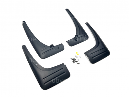 Брызговики для Toyota Rav4 2001-2005 без расширителей арок, комплект 4шт.