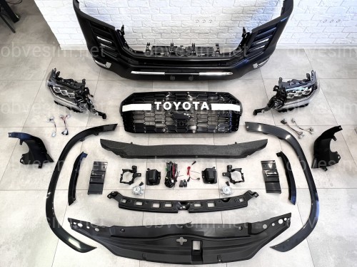 Комплект рестайлинга Toyota Land Cruiser 200 2007-2015 в LC 300 GR style
