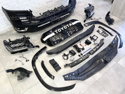 Комплект рестайлинга Toyota Land Cruiser 200 2007-2015 в LC 300 GR style