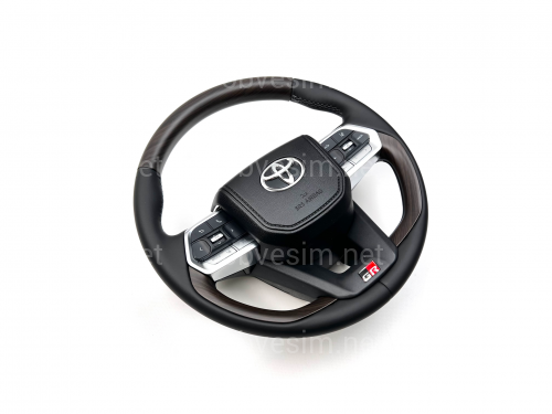 Руль в сборе Toyota Land Cruiser 200 / Prado 150 в стиле LC 300 GR