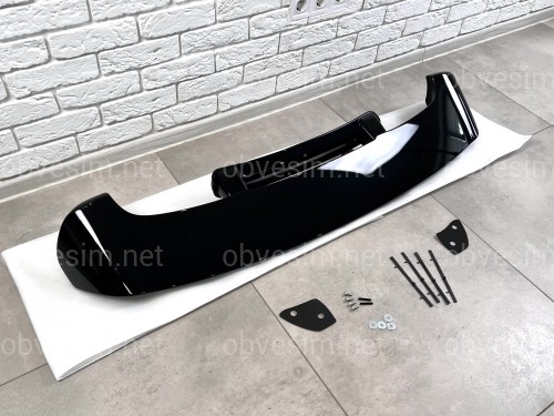 Спойлер козырек Toyota Land Cruiser 100 / Lexus LX 470 1998-2007 ABS пластик цвет черный