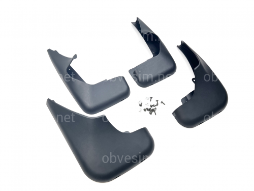 Брызговики BMW X5 E53 1999-2006, комплект 4шт.