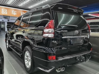 Обвес юбка заднего бампера Toyota Land Cruiser Prado 120 2003-2009