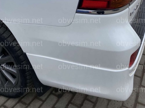 Брызговики задние к юбке sport пакет для Lexus LX 570 2008-2011