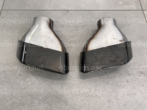 Насадки на выхлопные трубы M Perfomance BMW G30 / G31 2017-2023 черные