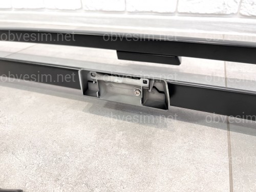 Рейлинги на крышу Toyota Land Cruiser Prado 150 2009-2023 качество оригинала (алюминий 2шт.) ЦВЕТ ЧЕРНЫЙ