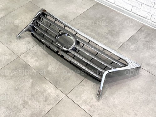Решетка радиатора под камеру 53101-60919  Lexus LX 570 рестайлинг 2012-2015