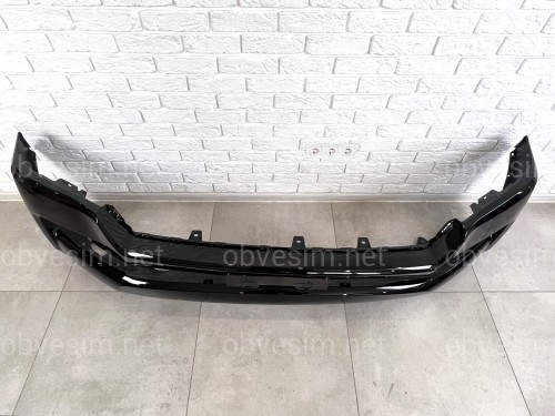 Бампер передний Toyota Land Cruiser 200 2015-2022, цвет черный 202