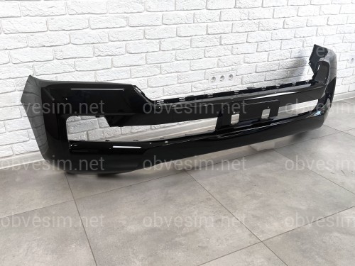 Бампер передний Toyota Land Cruiser 200 2015-2022, цвет черный 202