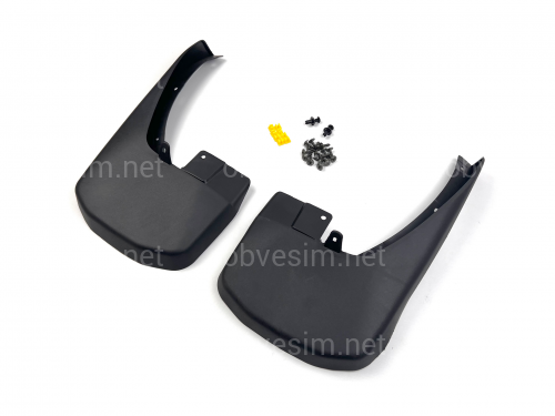 Брызговики задние Nissan Navara 2005-2014, комплект 2шт.