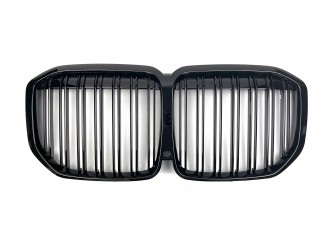 Решетка радиатора ноздри M-Look для BMW X7 G07 2019-2022 черный глянец