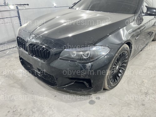 Передний бампер с ноздрями в стиле M5 F90 G30  для BMW 5 Series F10 F11 2010-2016