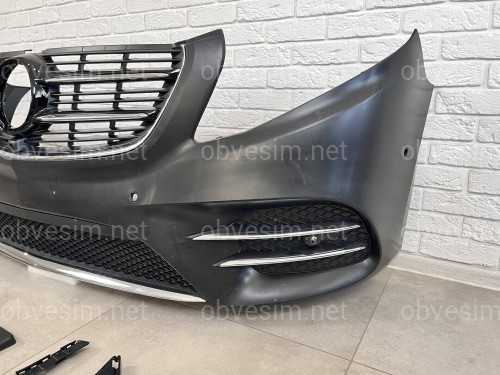 Бампер передний AMG Mercedes V Class Vito Metris W447 2014-2023