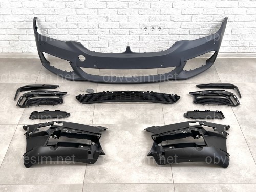 Передний бампер M Paket BMW 5 Series G30 G31 2017-2020
