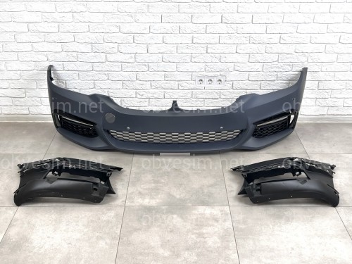 Передний бампер M Paket BMW 5 Series G30 G31 2017-2020