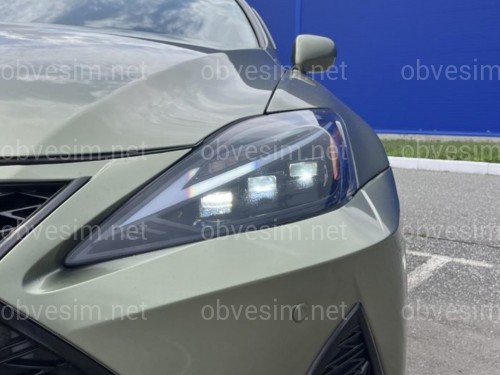 Фары Full LED 3 линзы в стиле 2021+ для Lexus IS 2005-2012