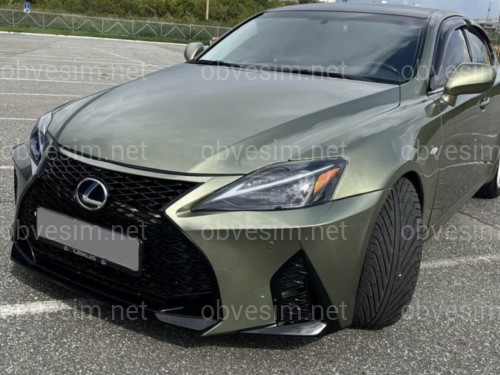 Фары Full LED 3 линзы в стиле 2021+ для Lexus IS 2005-2012