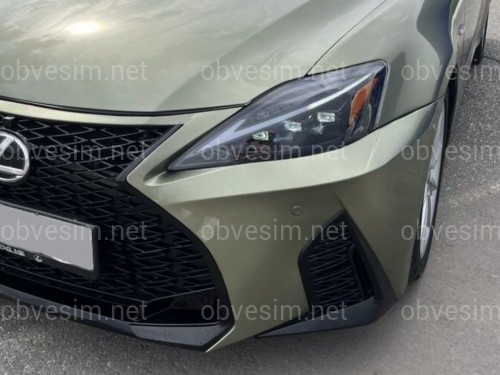 Фары Full LED 3 линзы в стиле 2021+ для Lexus IS 2005-2012