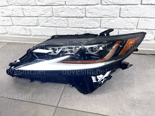 Фары Full LED 3 линзы Lexus ES рестайлинг 2015-2018