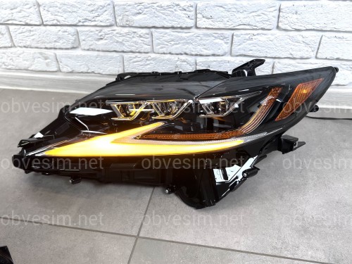 Фары Full LED 3 линзы Lexus ES рестайлинг 2015-2018