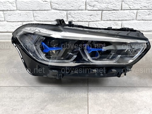Фары Laser BMW X5 G05 F95 / X6 G06 F96 до рестайлинга 2018-2022 2шт. комплектные с блоками