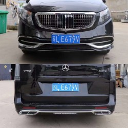 Обвес Maybach (передний / задний бампер, решетка) Mercedes V Class Vito Metris W447 2014-2023