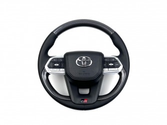 Руль в сборе под карбон Toyota Land Cruiser 200 / Prado 150 в стиле LC 300 GR
