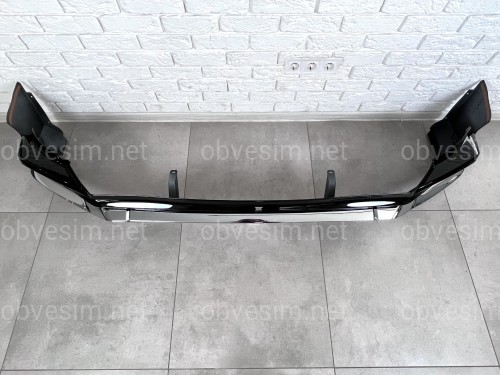 Обвес юбка переднего бампера Lexus LX 570 2015-2022 цвет черный 202