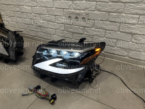 Фары Full Led Lexus GX 460 2014-2019 в стиле рестайлинг 2020+ 2шт. левая+правая