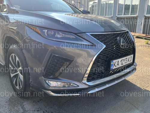 Бампер передний комплектный F-Sport Lexus RX 2019-2022