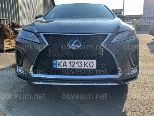Бампер передний комплектный F-Sport Lexus RX 2019-2022