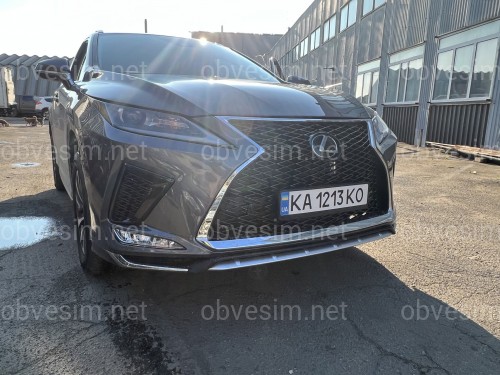 Бампер передний комплектный F-Sport Lexus RX 2019-2022