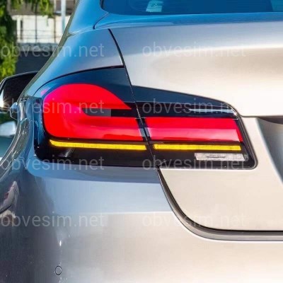 Задние фонари стиль рестайлинг G30 2020+ для BMW 5 series F10 2010-2016, комплект 4шт.