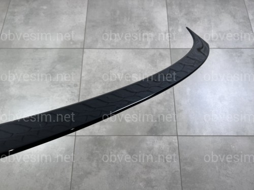 Спойлер лип багажника SE Toyota Camry 70 2018- ABS пластик, цвет черный глянец
