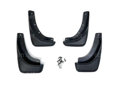 Брызговики Volvo S40 2009-2012 рестайлинг, комплект 4 шт.