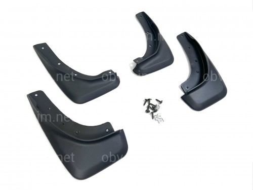 Брызговики Volvo S40 2009-2012 рестайлинг, комплект 4 шт.