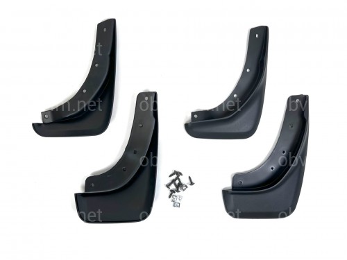Брызговики Volvo S40 2009-2012 рестайлинг, комплект 4 шт.