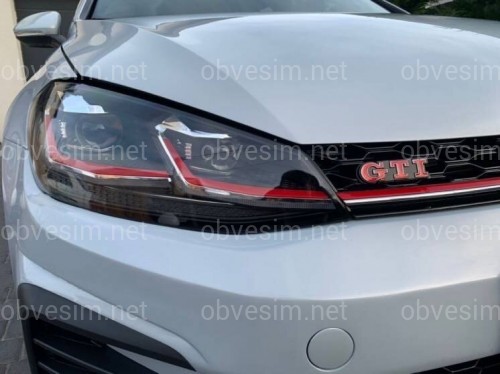 FULL LED фары в стиле GTI Volkswagen Golf 7.5 рестайлинг 2017-2021