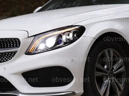 FULL LED фары Mercedes-Benz C-class W205 2014-2021