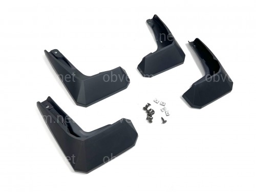 Брызговики Toyota bZ4X 2022+, комплект 4 шт.