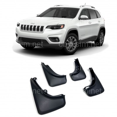 Брызговики Jeep Cherokee FL 2018+, комплект 4шт.