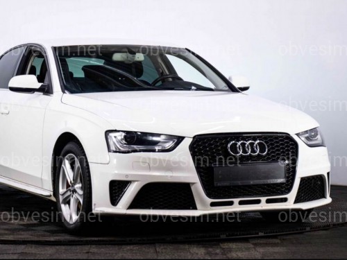 Бампер передний в сборе стиль RS4 для Audi A4 B8 2012-2015