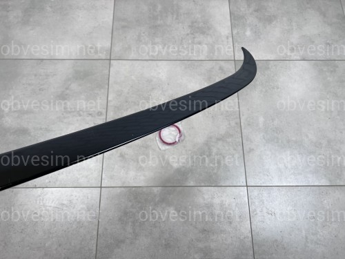 Спойлер лип багажника BMW series 5 E60 2004-2009 ABS пластик, цвет черный глянец