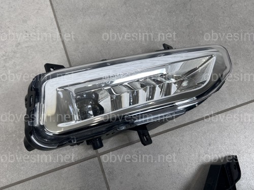 LED противотуманные фары Nissan X-Trail T32 / Rogue 2017-2020 (полный установочный комплект)