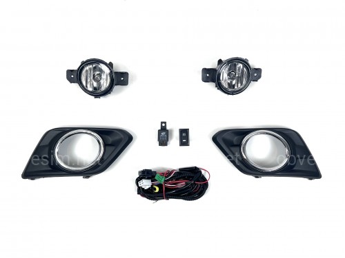Противотуманные фары галоген Nissan X-Trail T32 / Rogue 2013-2016 (полный установочный комплект)