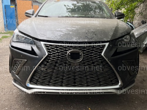 Решетка радиатора F-Sport Lexus NX 2018-2021 цвет темно-серый