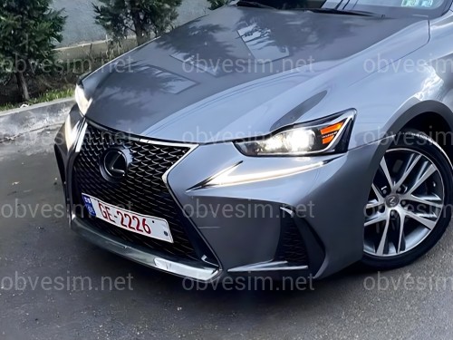 Бампер передний в сборе F-Sport Lexus IS рестайлинг 2017-2020
