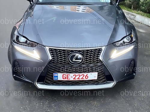 Бампер передний в сборе F-Sport Lexus IS рестайлинг 2017-2020